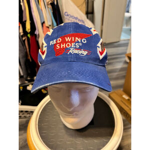 Men's Red Wing Shoes Racing NASCAR Hat One Size Blue Brown